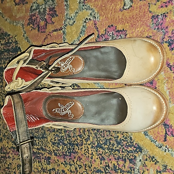 Freebird by Steven Shoes - Freebird Raealnne taupe many janes. Worn once for wedding